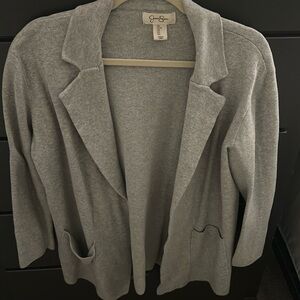 Jessica Simpson Gray blazer like sweater